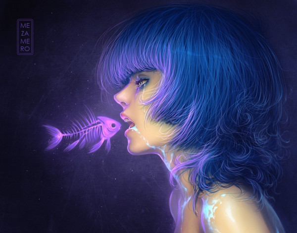 Обои картинки фото фэнтези, девушки, fishbone