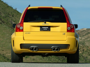 Картинка volvo xc90 supercharged v8 `2005 автомобили джип зад