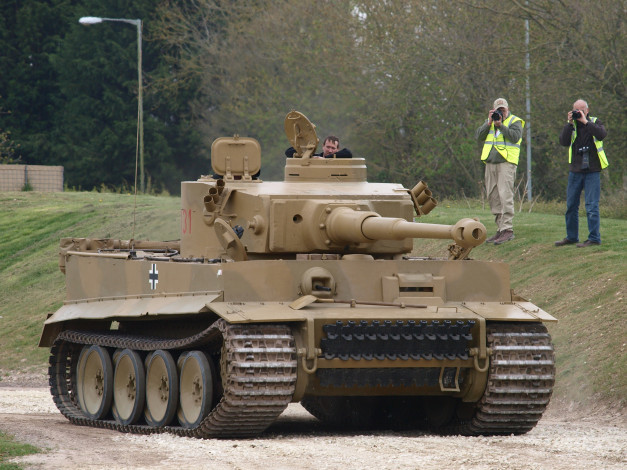 Обои картинки фото техника, военная, тигр