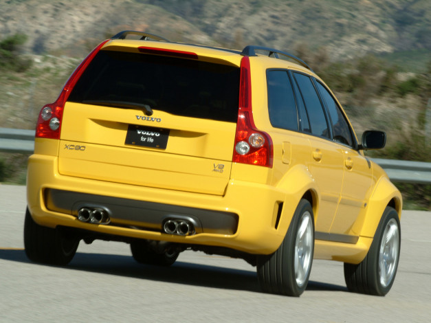 Обои картинки фото volvo, xc90, supercharged, v8, `2005, автомобили, джип