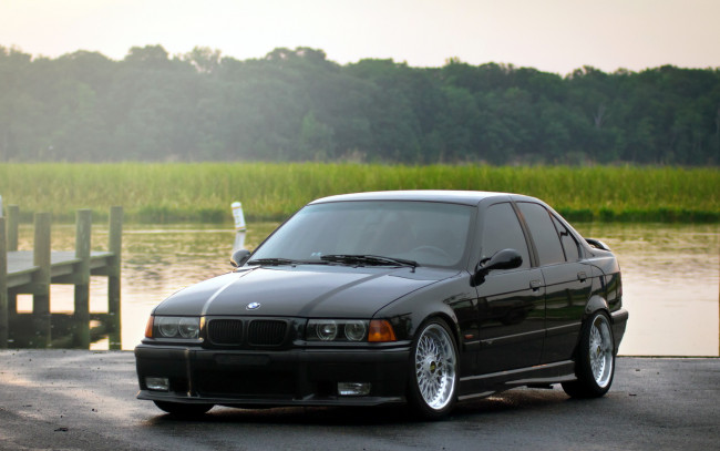 Обои картинки фото автомобили, bmw, река