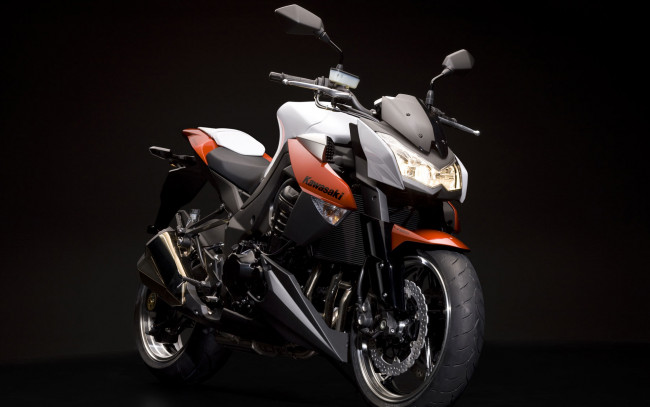 Обои картинки фото мотоциклы, kawasaki, z1000