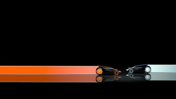 Картинка рисованные минимализм авто tron minimalistic car