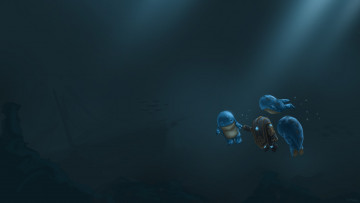 Картинка рисованные минимализм косатки