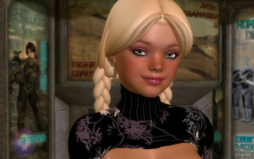 Картинка 3д графика portraits портрет взгляд