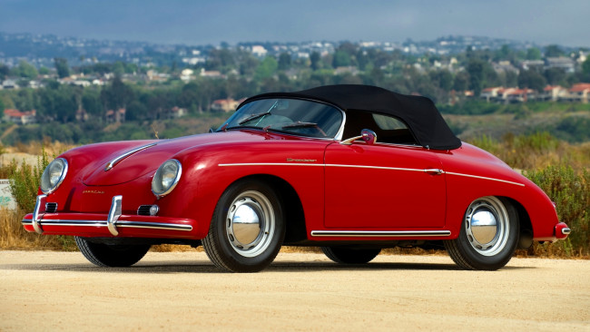 Обои картинки фото porsche, 356, автомобили, спортивные, dr, ing, h, c, f, ag, элитные, германия