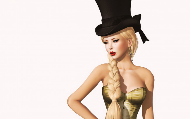 Обои картинки фото 3д, графика, people, люди, коса