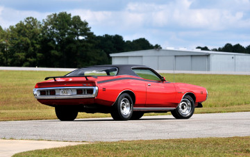 обоя автомобили, dodge, red, bee, super, charger, hemi