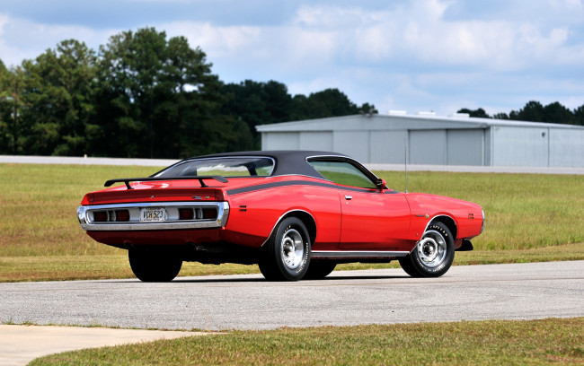 Обои картинки фото автомобили, dodge, red, bee, super, charger, hemi