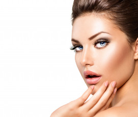 Картинка девушки -unsort+ лица +портреты model look brunette makeup лицо взгляд девушка