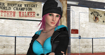 Картинка 3д+графика люди+ people взгляд фон девушка