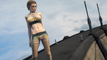 Картинка 3д+графика фантазия+ fantasy фон взгляд девушка