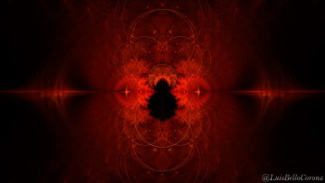 Картинка 3д+графика фракталы+ fractal цвета фон узор