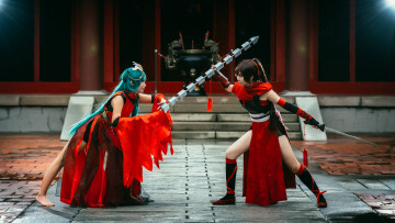 Картинка разное cosplay+ косплей девушки костюмы азиатки