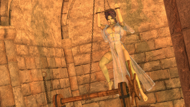 Обои картинки фото 3д графика, фантазия , fantasy, девушка, взгляд, фон