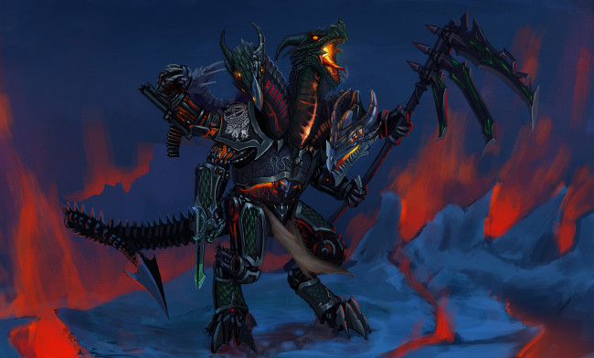 Обои картинки фото фэнтези, драконы, фон, дракон