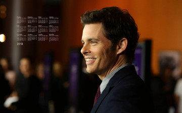 Картинка dzhejms+marsden календари знаменитости мужчина актер профиль улыбка