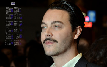 Картинка dzhek+khyuston календари знаменитости мужчина актер усы