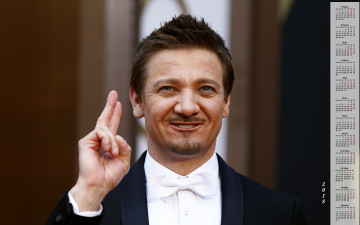 Картинка dzheremi+renner календари знаменитости мужчина актер эмоции