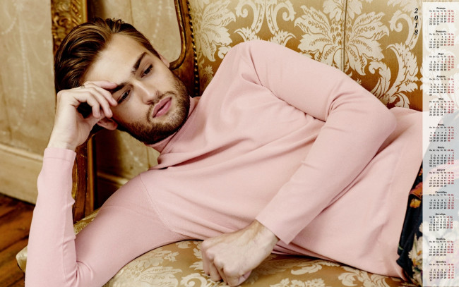 Обои картинки фото duglas but, календари, знаменитости, парень, актер, отдых