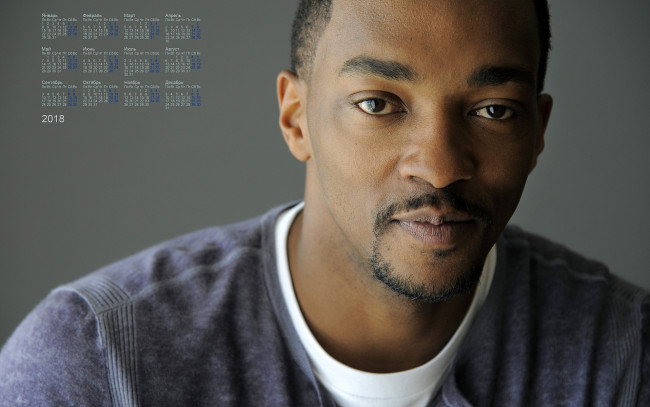 Обои картинки фото entoni maki, календари, знаменитости, парень, актер, негр