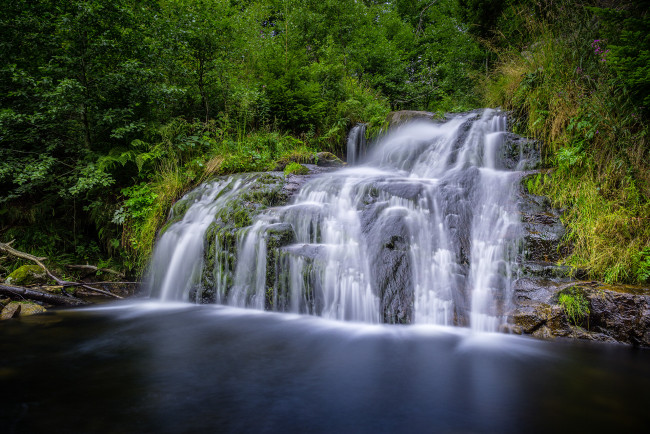 Обои картинки фото природа, водопады, простор