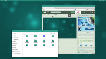 обоя компьютеры, screenshots, фон, логотип