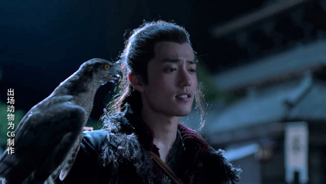 Обои картинки фото кино фильмы, the wolf, цзичун, птица