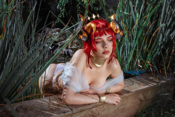 Картинка девушки -+креатив +косплей костюм образ пруд белье