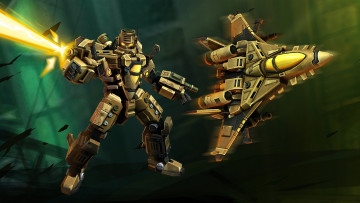 Картинка видео+игры airmech+arena робот техника оружие
