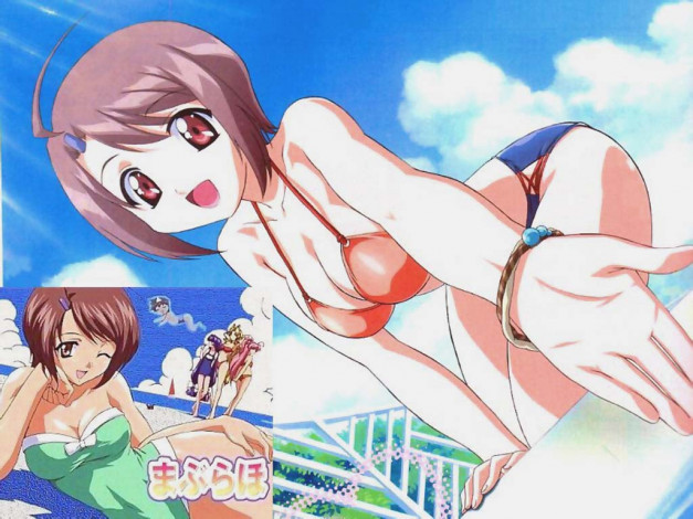 Обои картинки фото аниме, maburaho