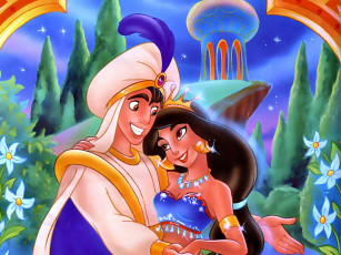 Картинка мультфильмы aladdin