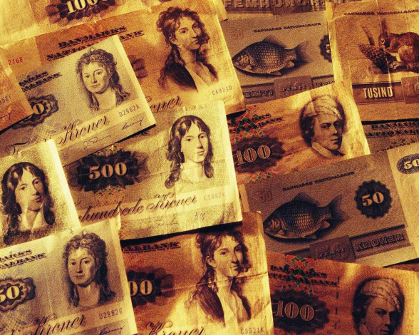 Обои картинки фото разное, золото, купюры, монеты