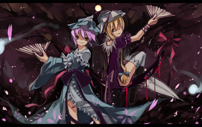 Обои картинки фото аниме, touhou