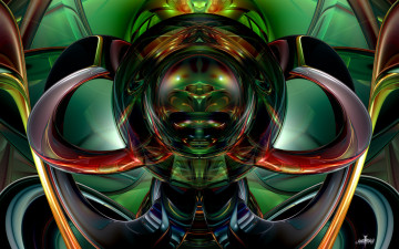 Картинка 3д графика fractal фракталы