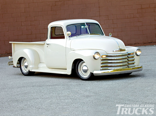 Обои картинки фото 1949, chevy, pickup, автомобили, custom, pick, up