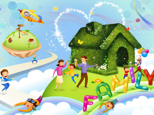 Обои картинки фото векторная, графика