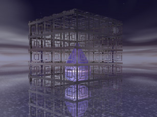 Картинка 3д графика другое клетка