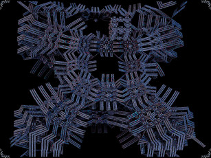 Картинка 3д графика fractal фракталы абстракция узор тёмный