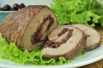 Картинка еда мясные блюда мясной рулет