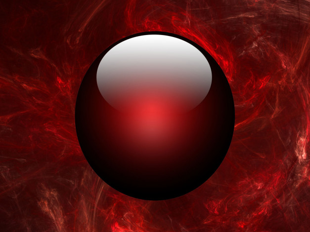 Обои картинки фото 3д, графика, другое, шар, красный