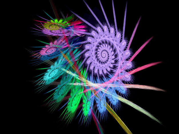 Обои картинки фото 3д, графика, fractal, фракталы, абстракция, тёмный, фон, узор
