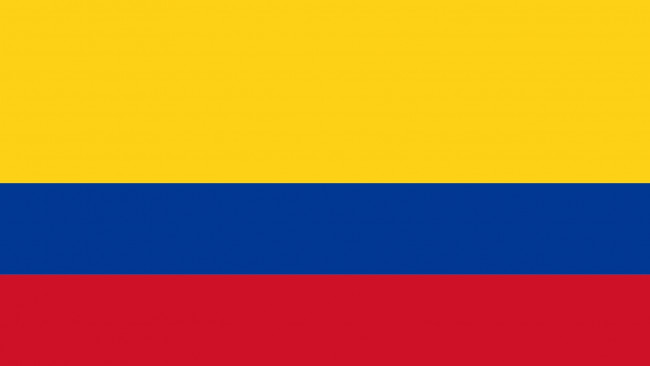Обои картинки фото колумбия, разное, флаги, гербы, желтый, синий, красный