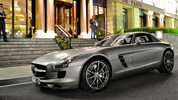 Картинка mercedes sls автомобили benz скорость мощь изящество автомобиль стиль