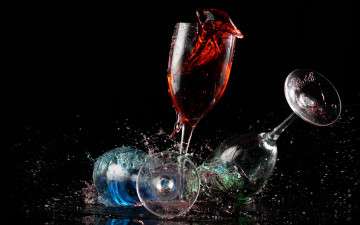 Картинка разное посуда столовые приборы кухонная утварь бокалы макро фон