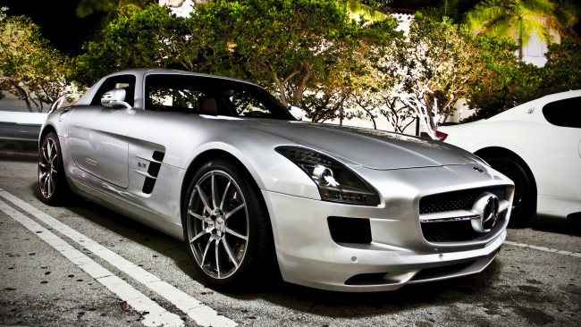 Обои картинки фото mercedes, sls, автомобили, benz, изящество, мощь, скорость, автомобиль, стиль