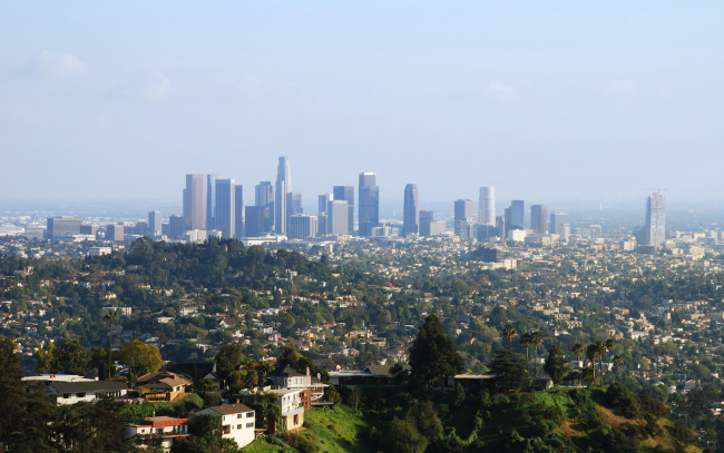 Обои картинки фото города, панорамы, los, angeles