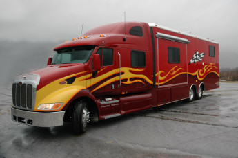 Картинка peterbilt+387 автомобили peterbilt классические грузовики motors company сша седельные тягачи