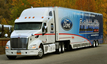 Картинка peterbilt+587 автомобили peterbilt сша седельные тягачи классические грузовики motors company