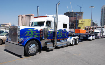 Картинка peterbilt автомобили motors company сша седельные тягачи классические грузовики